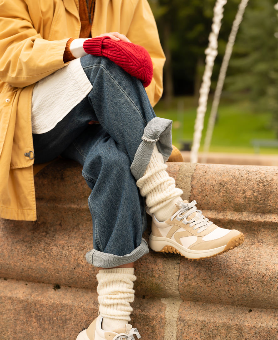 Women's KS86 Sneaker | Bison/Birch - Image 9