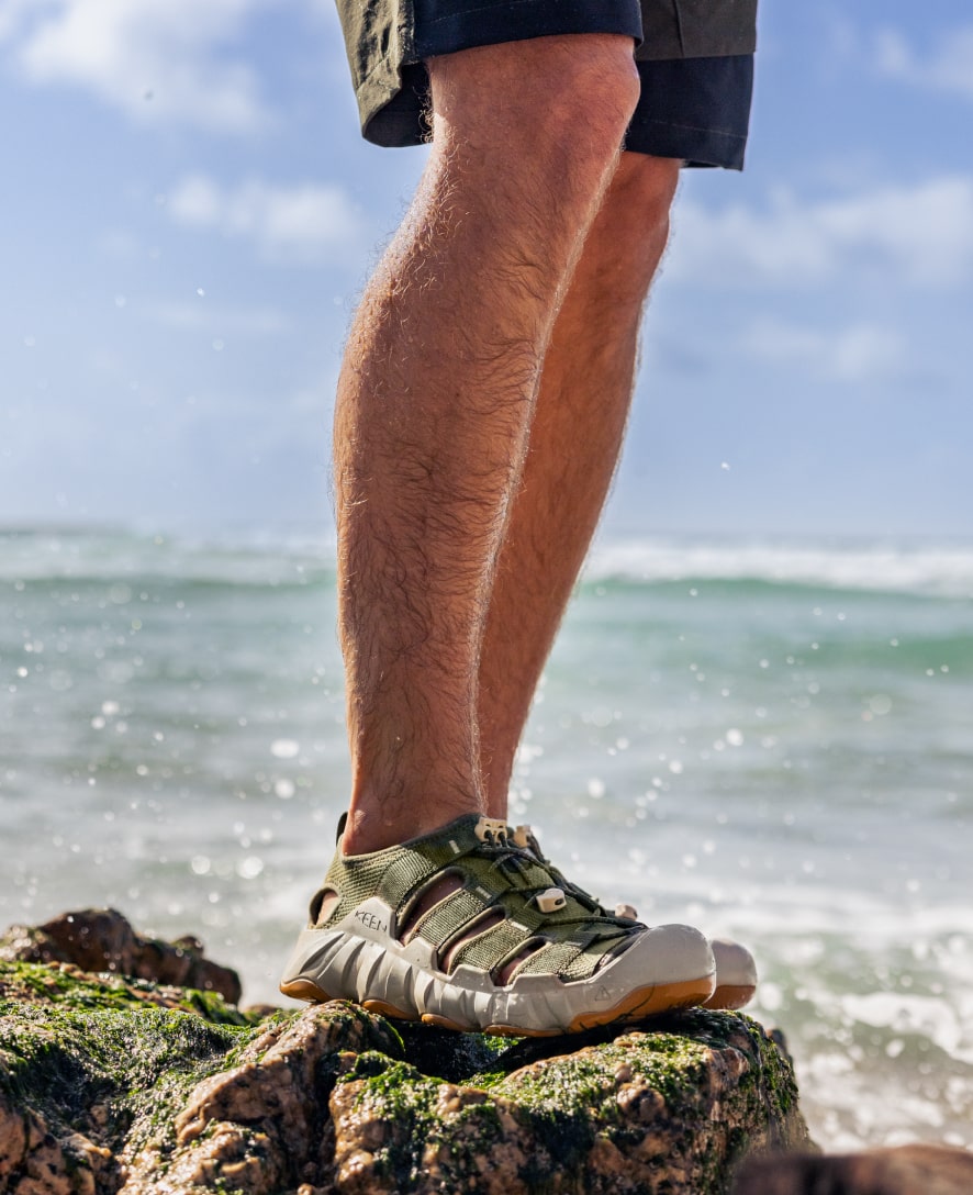 Men's Hyperport H2 Sandal  |  Magnet/Black - Image 9